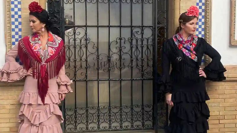 Traje de flamenca Angustias