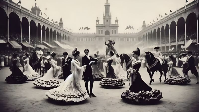Historia y evolución del traje de flamenca - Concha Vega