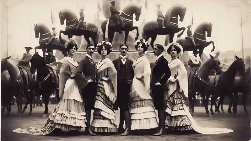 Historia y evolución del traje de flamenca - Concha Vega