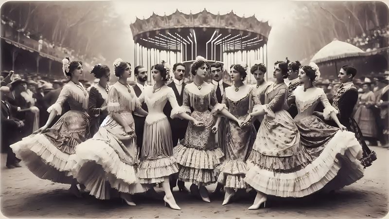 Historia y evolución del traje de flamenca - Concha Vega